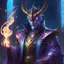 Placeholder: dragonman, by Ryan Yee, fantasy art, glowing liquid, discord profile picture, hades, some purple and blue, anime character; full body art, highly detailed character design, liquid shadows engulf, guweiz, epic and classy portrait, this character has cryokinesis, splash art, low detailed