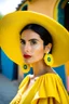 Placeholder: mexican cote d'azur woman yellow mexican