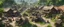 Placeholder: A busy outdoor village market, in a beautiful outdoor countryside summer scene, with hills, intricate dwellings, many weird creatures, many pathways & stairways, waterfalls, & a waterwheel : very high detail, photorealistic, epic cinematic, 8K, Large depth of field