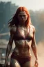 Placeholder: 1girl, a real perfect female anatomy of ginger, sweaty naked upper body, hyper details, volumetric lighting, cinematic lights, photo bashing , epic cinematic, octane render ,extremely high detail, post processing, 8K wallpaper, Film Grain, 3d, denoise, redshift style, phoshoot