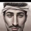 Placeholder: About drawing these features of a man's face Eyes: almond-shaped, medium-sized with defined eyelids and a direct and steady look. nose: a nose with prominent features, straight and with a slightly pointed tip, which can be described as a Roman nose. Mouth: Medium width with defined lips, neither too full nor too thin. Eyebrows: Naturally dense and curved, to match the shape of the face. Big Mustache: dense and arched following the shape of the upper lip.Chin and jaw: A prominent chin and defined