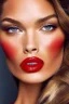 Placeholder: Most beautiful Super model red lips