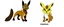 Placeholder: Create a fox-like creature with ground/rock-like features on its body