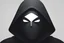 Placeholder: The icon of an IOS app has the face of a person with a black hood in a way that droops down covering their eyes