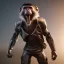 Placeholder: Cyberpunk outfit cyborg monkey unreal 5, octane render,cinema4d, dynamic lighting, dramatic lighting, 4k, redshift render, highly detailed, hyper realistic, in space