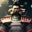 Placeholder: A portrait of a crystalised robot samurai with yakuza tatu, atmospheric, realistic, unreal engine cosmic galactic, cinematic lighting, octane render, random colors, transparent, cosmic ambiance, masterpiece, art by Yoji Shinkawa, composing fit inside, masterpiece