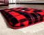 Placeholder: Red plaid slipper on a fur rug by kiva