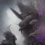 Placeholder: angry Raven warrior in black and purple battle armor, a highly detailed illustration, background of Inka jungle, realistic render, 8 k, micro detail, intricate, elegant, centered, digital painting, Artstation, smooth, sharp focus, illustration, artgerm, tomasz alen kopera, peter mohrbacher, donato giancola, joseph christian leyendecker, wlop, boris vallejo