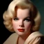 Placeholder: Hyper realistic, doll face, Carroll baker