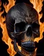 Placeholder: A beautiful highly detailed ornate intricate portrait of a flaming demon skull made of shiny obsidian glass :: reflective, glassy :: subtractive lighting, backlit :: by John William Waterhouse, Greg Rutkowski, HR Giger :: hyperrealistic, hyper detailed, photorealistic :: epic, incredible composition, amazing depth, meticulously composed, 16k resolution concept art :: fantasy magazine cover art