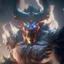 Placeholder: giant thunder demon lord, unreal engine 5, 8k resolution, photorealistic, ultra detailed