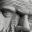 Placeholder: line toned, hedcut, wsj style, statue of cruicified Jesus of Liberty with a beard and wearing a cross and hanging from a cross, The statue male, hyperdetailed intricately detailed photoillustration ink drawing dystopian 8k resolution entire body of the statue is in the picture. digital illustration telephoto lens photography , same colors as the us treasury's one dollar bill, crucified"