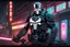 Placeholder: Punisher machine in 8k anime cyberpunk drawing style, samurai them, close picture, neon, intricate details, highly detailed, high details, detailed portrait, masterpiece,ultra detailed, ultra quality