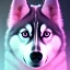 Placeholder: Husky, neon pink eyes, 8K, cinematic lighting, sharp focus, masterpiece, expert