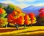 Placeholder: Gouache landscape autumn