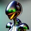 Placeholder: alien fashion model