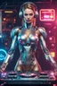 Placeholder: Front view gorgeous Realistic Photography beautiful super model Russian as playing Dj player with body full mechanical ironman cyborg realistic beautiful woman hyper detailed,disco club background