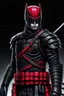 Placeholder: Daredevil as a futuristic samurai
