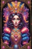 Placeholder: Centered, Ornate, Collectable Trading Card of lisa frank pattern fantasy character portrait of Crisp Digital Art, holiday nutcracker by Aleksi Briclot, T-Shirt Design, Black Background, Detailed Frame, Border, in SNES arcade game, ultra realistic, wide angle, intricate details, retro Nintendo bitmap pixel art, highly detailed by peter mohrbacher, wayne barlowe, , hajime sorayama aaron horkey, gaston bussiere, craig mullins