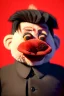 Placeholder: Waist up muppet Portrait, Kim Jong-un as muppet doll, black suit, photo studio, red background, unreal engine 5, concept art, art station, god lights, ray tracing, RTX, lumen lighting, ultra detail, volumetric lighting, 3d.