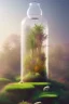 Placeholder: matte painting a glass jar terrarium filled with plants,concept art, digital art, sharp focus, trending on art station, illustration,digital painting ,