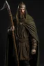 Placeholder: celtic spear warrior with cloak