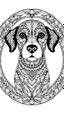 Placeholder: Mandala Malbuch Hunde dog,color