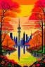 Placeholder: shanghai in autumn in the style of Hiroshi Nagai