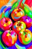 Placeholder: Apples in the style of cezanne