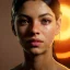 Placeholder: Shakira, artist, Realistic image, waist up portrait. perfect eyes, glow, circle iris. concept art, smooth, unreal engine 5, god lights, ray tracing, RTX, lumen lighting, ultra detail, volumetric lighting, 3d, finely drawn, high definition, 4k.