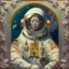 Placeholder: astronaut in the style of orthodox paintings