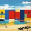 Placeholder: [art by Nicolas de Staël: solid areas of primary colors] Temptation Island is an American reality television series originally broadcast by Fox. The series premiered in 2001. Temptation Island depicted four unmarried couples who traveled to a tropical island to have their fidelity tested.