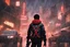 Placeholder: Miles morales in 8k nier automata drawing style, Carrying them, cinematic mood, neon effect, close picture, rain, highly detailed, high details, detailed portrait, masterpiece,ultra detailed, ultra quality