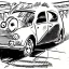 Placeholder: Car going up cartoon