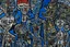 Placeholder: A dark bluish black draconic empire designed in African masks painted by Jean Dubuffet