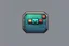 Placeholder: light button, pixel art