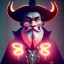 Placeholder: closeup face anthropomorphic bison sorcerer releasing a spell, relaxed, in the style of greg rutkowski cyberpunk red glowing light from inside, trending on artstation, detailed, realistic, hight quality