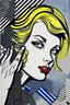 Placeholder: PEACE style of roy lichtenstein