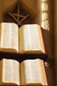 Placeholder: The Bible is in a room without a window, and above it are several question marks