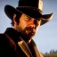 Placeholder: Ultra detailed fullbody Portrait in oil on canvas of Red Dead Redemption 2,extremely detailed digital painting,ultrarealistic skin,intense stare, extremely detailed face, crystal clear eyes, mystical colors ,perfectly centered image, perfect composition, rim light, beautiful lighting,masterpiece ,8k, stunning scene, raytracing, anatomically correct, in the style of Simon Bisley and Ohrai Noriyoshi and robert e howard and Steve Jung and Wizyakuza and uncannyknack.