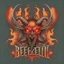 Placeholder: "Craft a compelling and infernal logo for 'Beelzebub,' channeling the essence of this demonic entity. Infuse the design with dark and sinister aesthetics, incorporating devilish symbolism, intricate details, and an overall malevolent atmosphere. Utilize a color palette that conveys the fiery depths of hell, and employ typography that exudes a sense of demonic authority. The logo should evoke fear and fascination, capturing the legendary and malefic nature of Beelzebub."