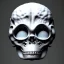 Placeholder: skull in a hand, blender 3D