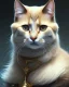 Placeholder: A cute Cat, full-scale head and shoulders portrait, 8k resolution concept art portrait by Greg Rutkowski, Artgerm, WLOP, Alphonse Mucha dynamic lighting hyperdetailed intricately detailed Splash art trending on Artstation triadic colors Unreal Engine 5 volumetric lighting Splash art fantasy"