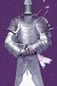 Placeholder: beautiful illustration of a white haired knight with a falcon armor, in the style victo ngai and sam guay and moebius, vibrant moody colors, trending on artstation