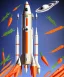 Placeholder: space rocket made of carrots