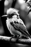 Placeholder: Bird Black white