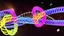 Placeholder: DNA double helix floating in space with the stars and planets