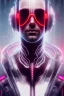 Placeholder: cyberpunk, head, men, portrai, tron