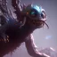 Placeholder: Cute fluid ink creature, big black eyes, unreal engine 5, 8k resolution, photorealistic, ultra detailed, by greg rutowski