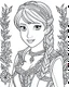 Placeholder: Anna Coloring Page